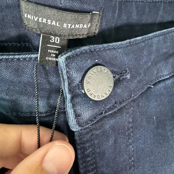 Universal Standard NWT Seine Ankle Skinny Indigo Wash High Rise Womens Size 30 - Picture 2 of 10